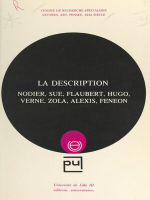 cover image of La description